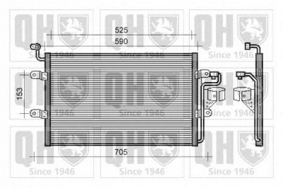 QUINTON HAZELL qcn355 -  Конденсатор, кондиционер